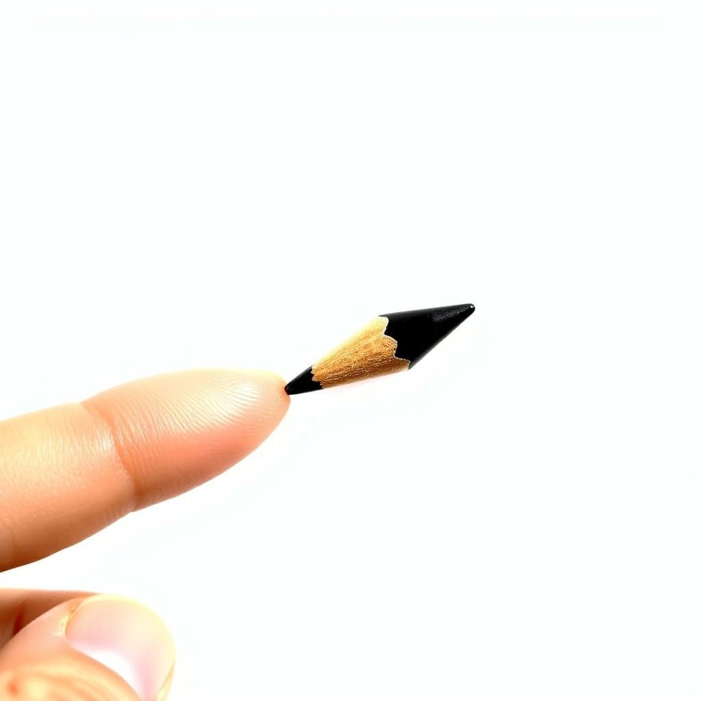 Finger Becomes Pencil Drawing Portrait