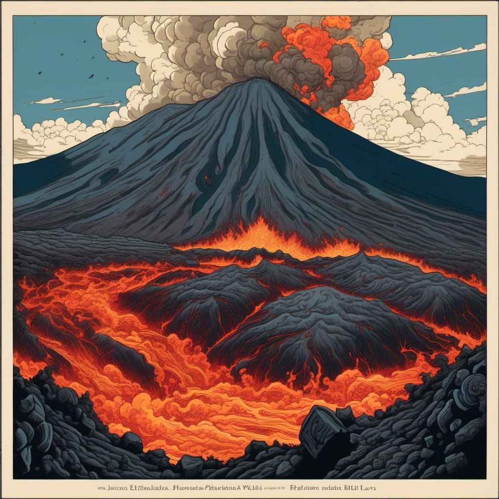 Poster Volcano