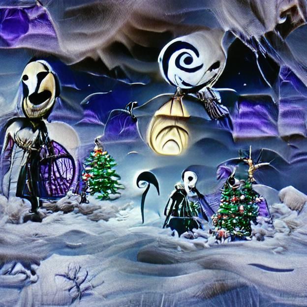 Nightmare Before Christmas Scene