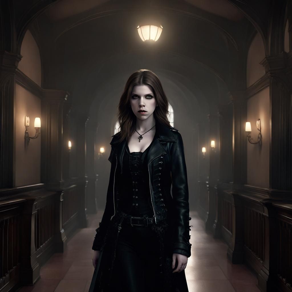 Anna Kendrick as Gothic Vampire Student