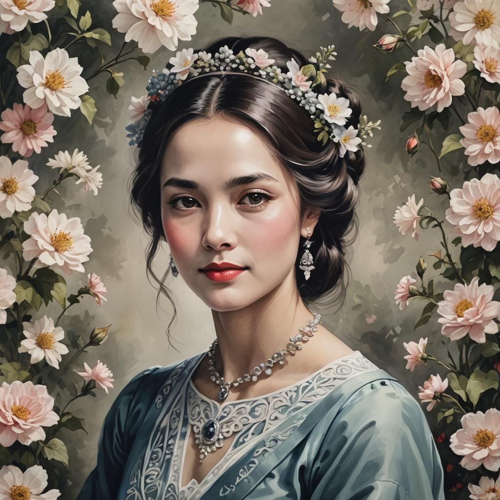 AI Generated Image of a Lovely Lady