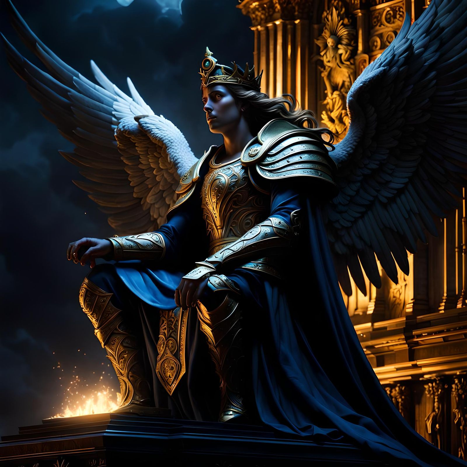 Angel Iasgnarim ruling the tenth hour of the night