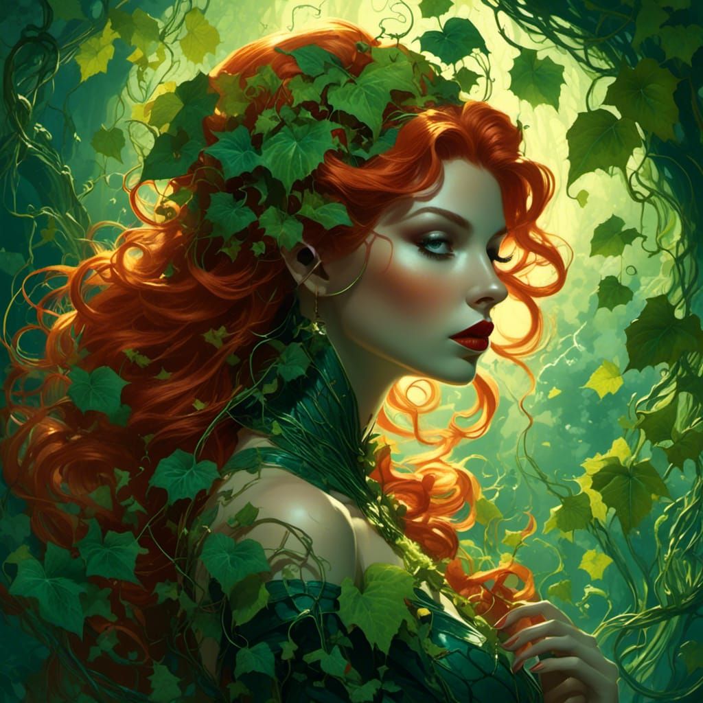 <lora:Poison Ivy Style:1.0>