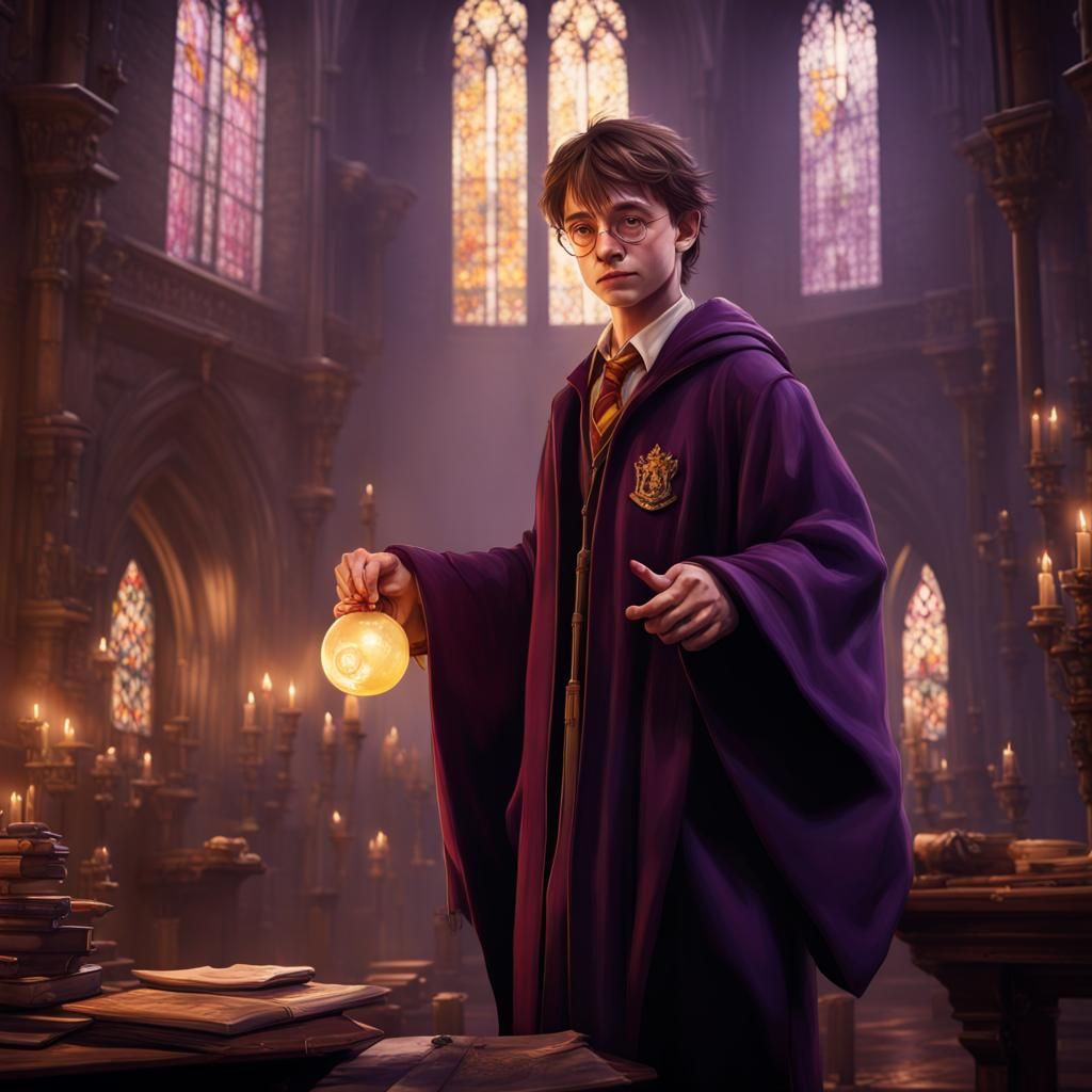 Harry Potter Dark Fantasy Concept Art in 8K