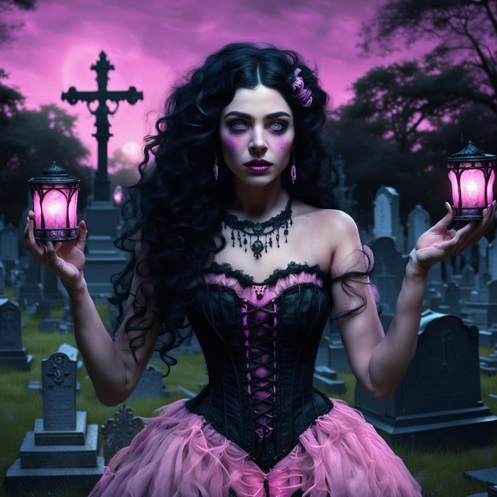 Cajun Bayou Witch Summons Ghosts in Cemetery