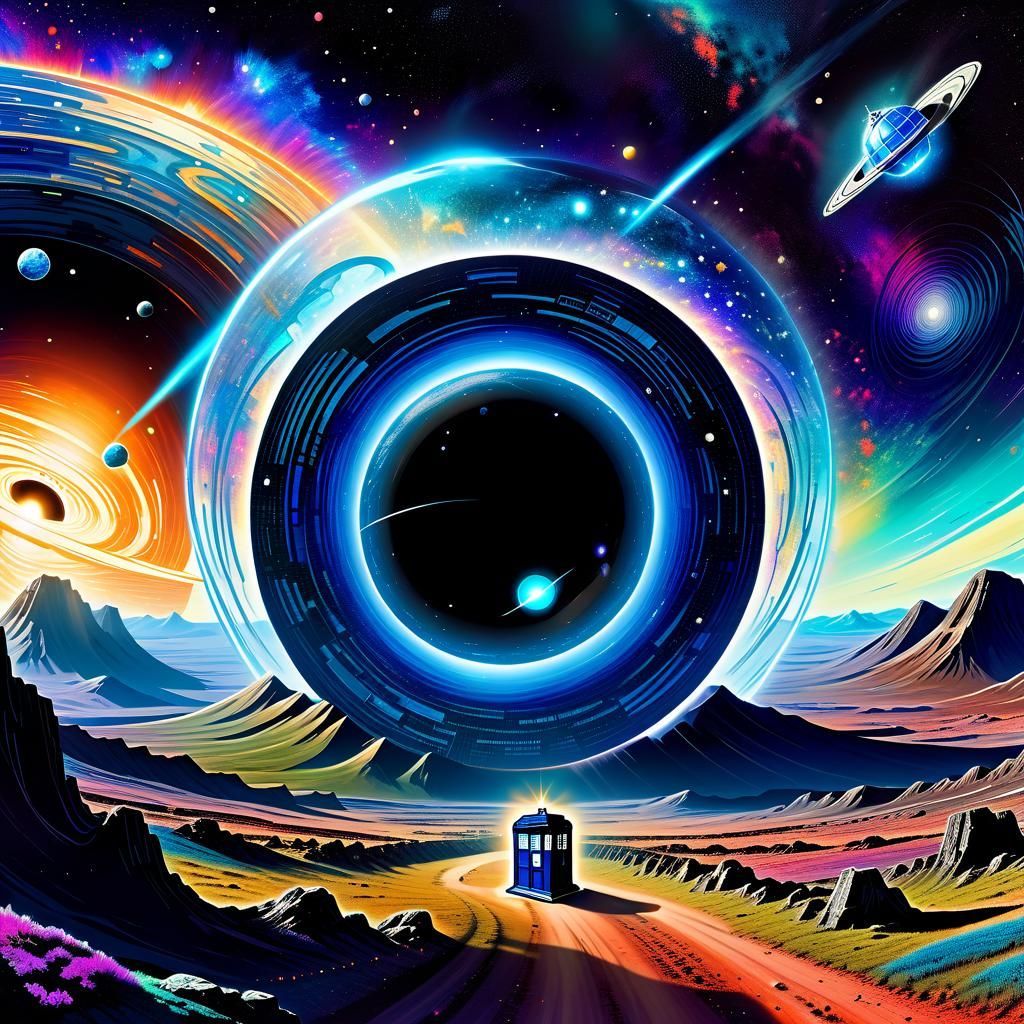 The End of the Universe: Holographic Cosmic Art