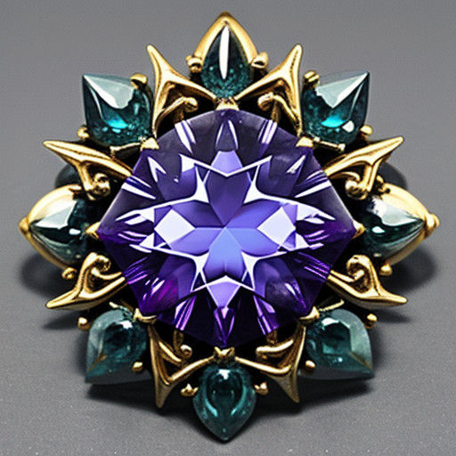 Surreal Crystal Vortex in Vibrant Colors