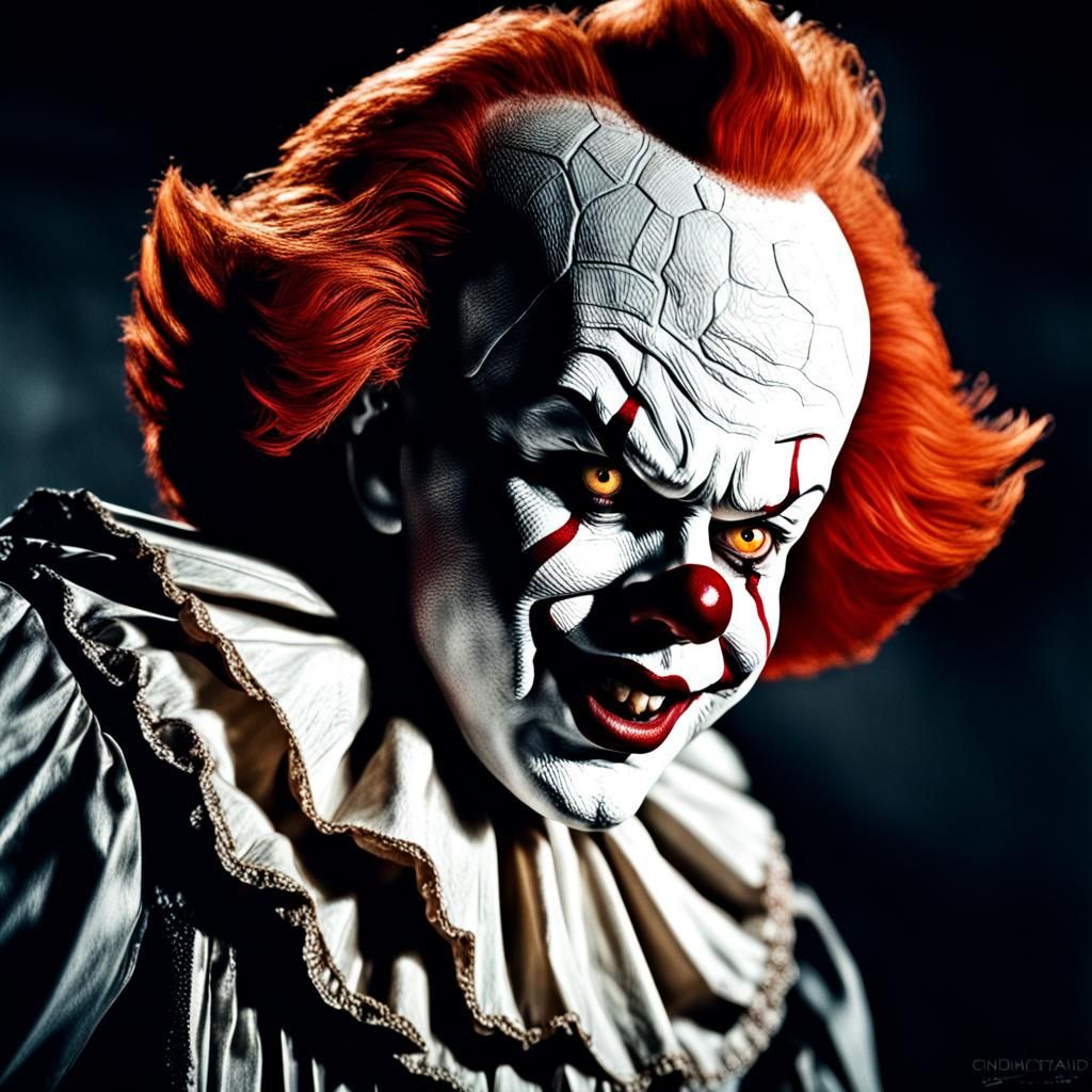 Hyperrealistic Pennywise with Intricate Details