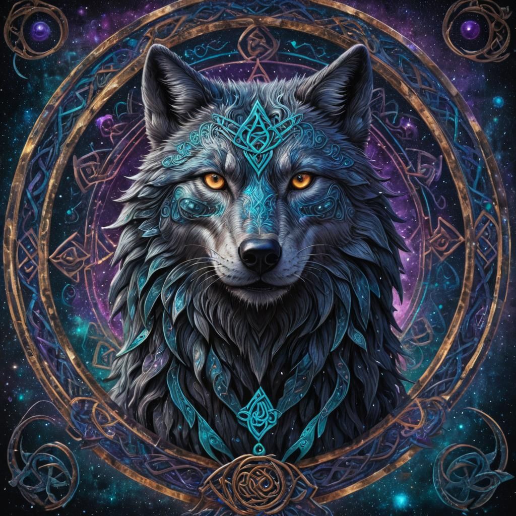 The celtic wolf