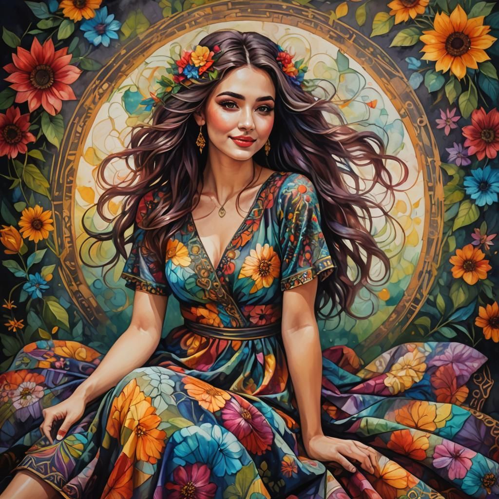 I made my nans curtains into a dress