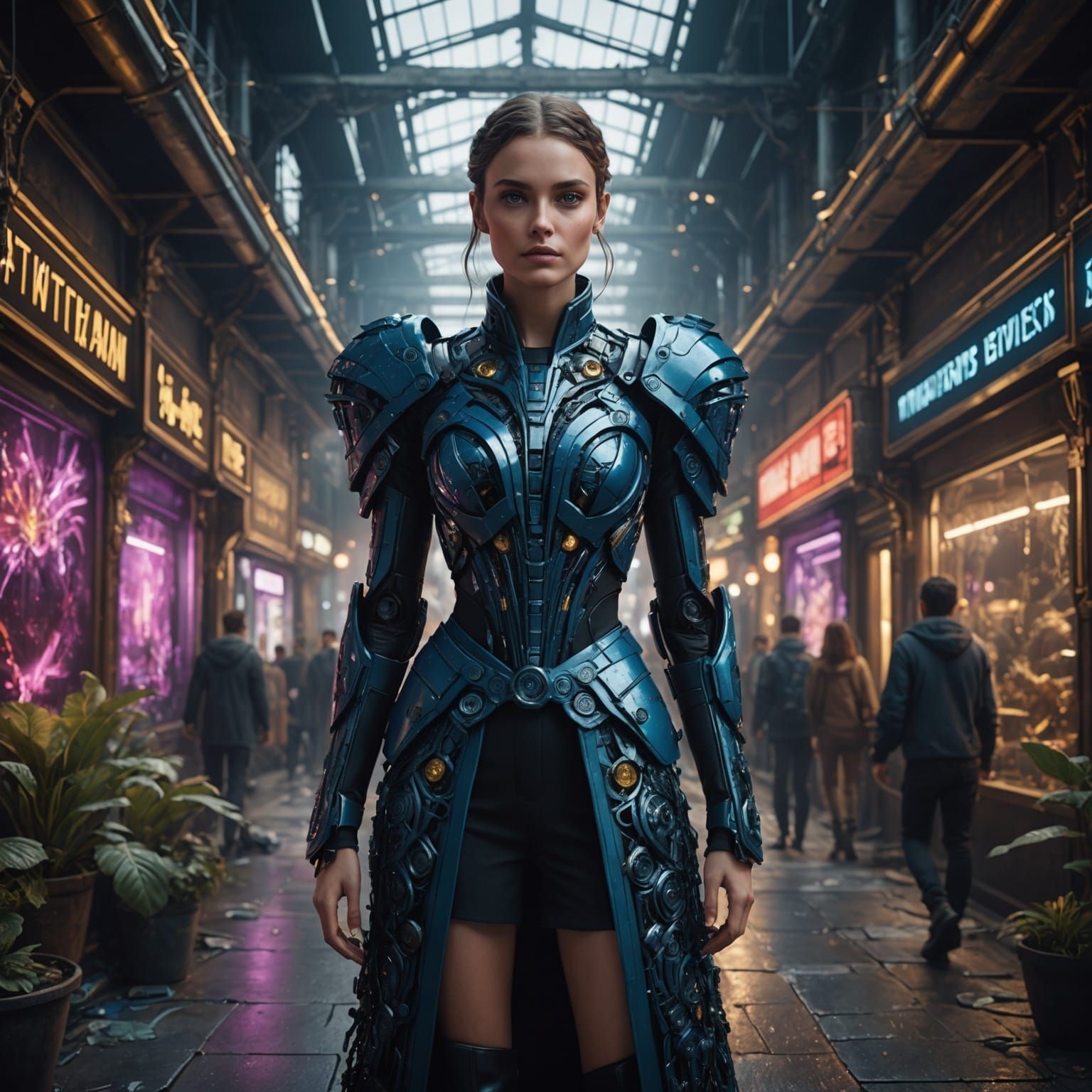 AI-Generated Fashion for Humans: Detailed Digital Art