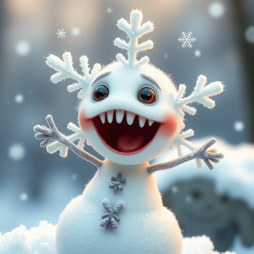 Special snowflake comical whimsical creature