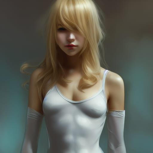 Catgirl Portrait in Hyperdetailed Art Nouveau Style