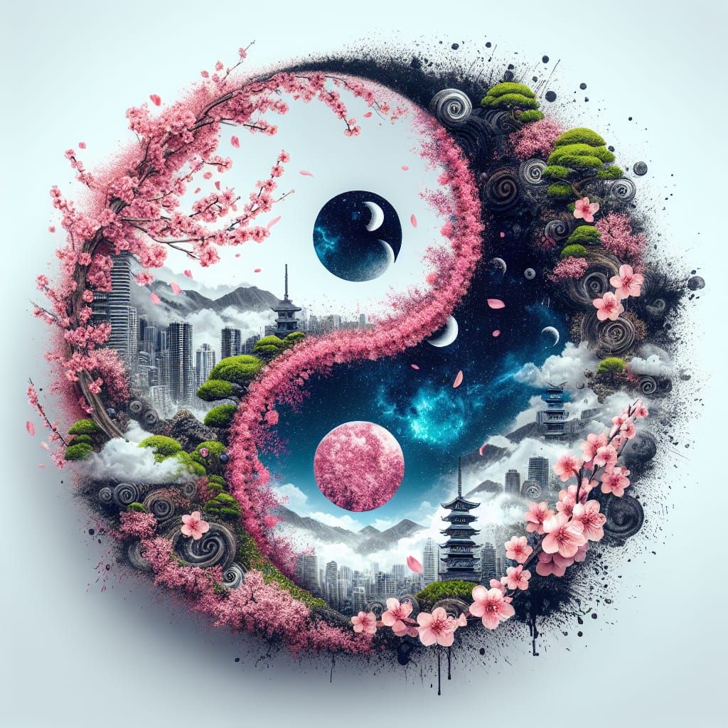 Yin Yang: Japanese Garden Meets Spiraled World