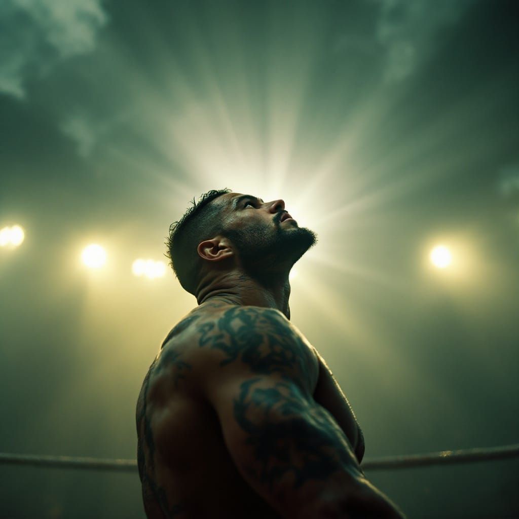 Boxer's Defeat: A Cinematic Moment of Exhaustion