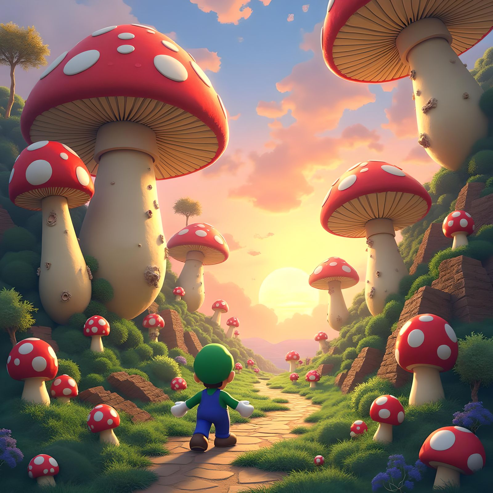 Nintendo Inspired AI Art