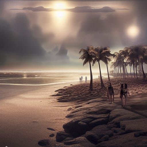 a beach