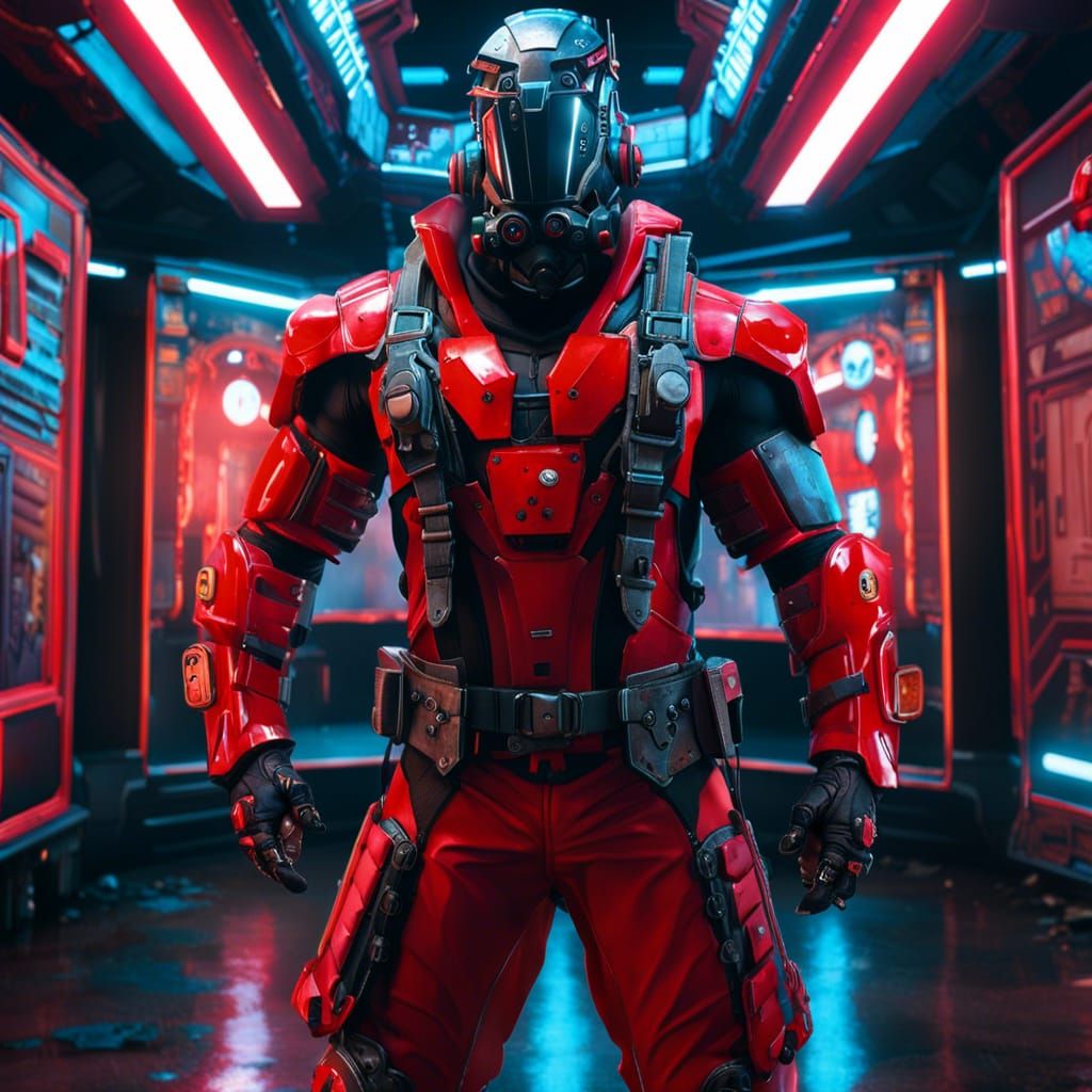 Post-Apocalyptic City Ruins in Dark Fantasy Style