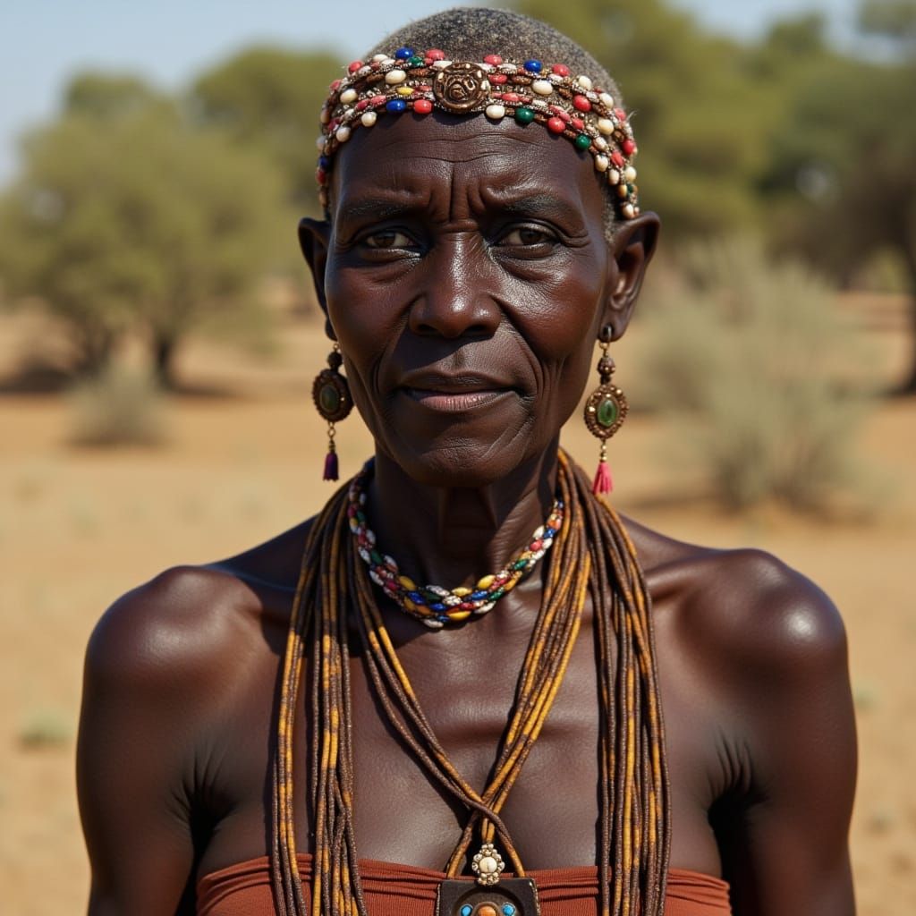 Nubian Heroine Celebrated for Driving Away Evil Spirits