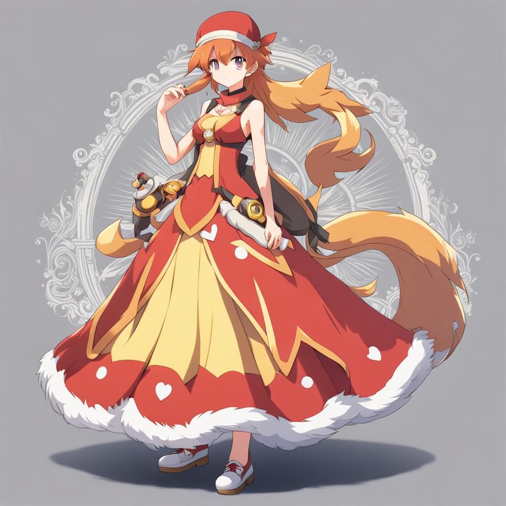 Misty in Fantasy Dress, Anime Style