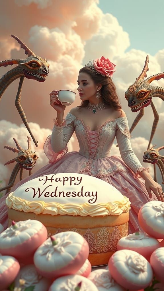 **Tea Party in the Clouds - Happy Wednesday**