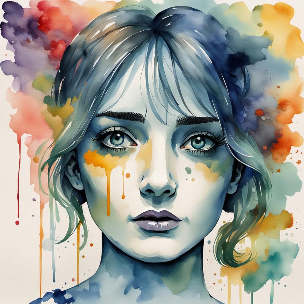 Text Rendered as Watercolour Painting