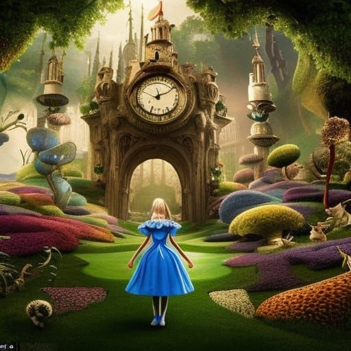 Alice in Wonderland: Epic Digital Matte Painting