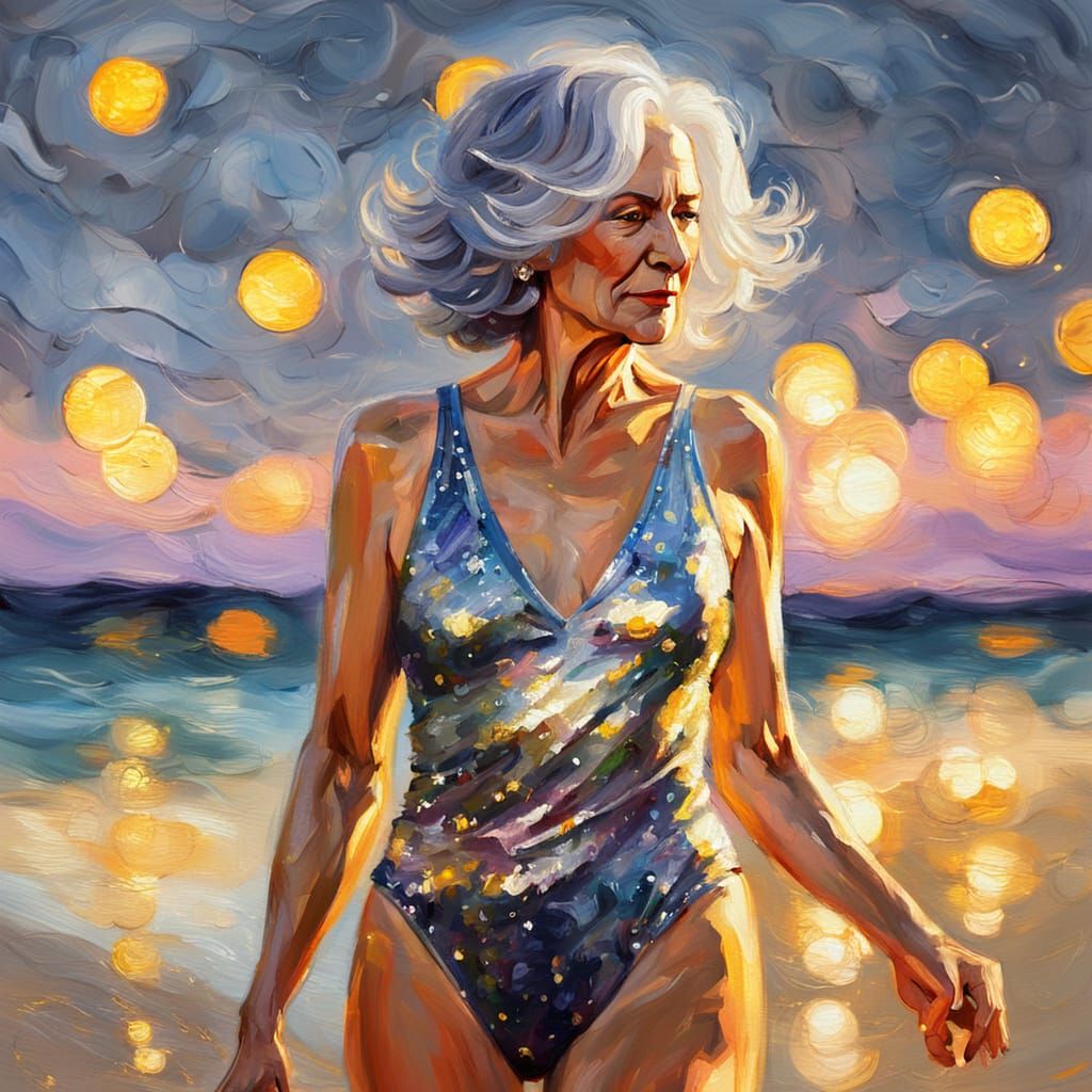 Darlene, your suit is not appropriate for this beach