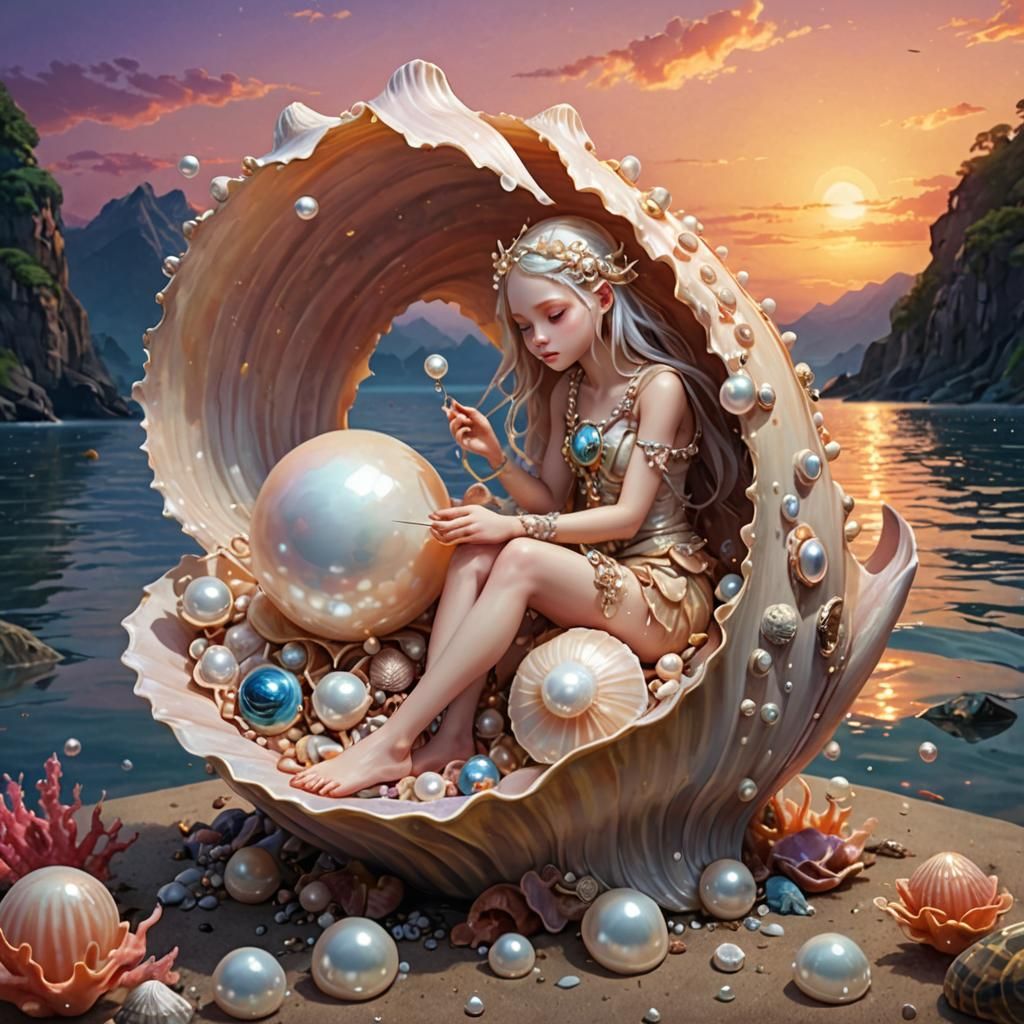 Epic Sunset Fairy Fishing for Planets