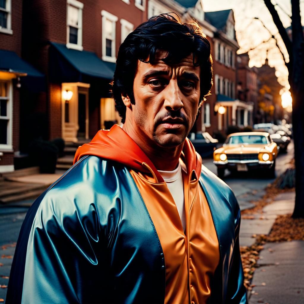 Rocky Balboa in Retro Halloween Costume