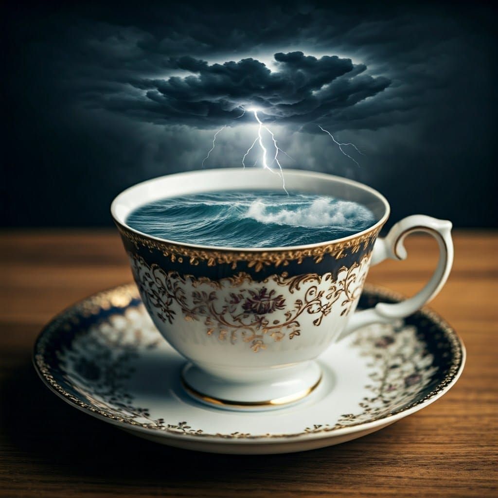 Tempest in a Teacup: A Porcelain Storm