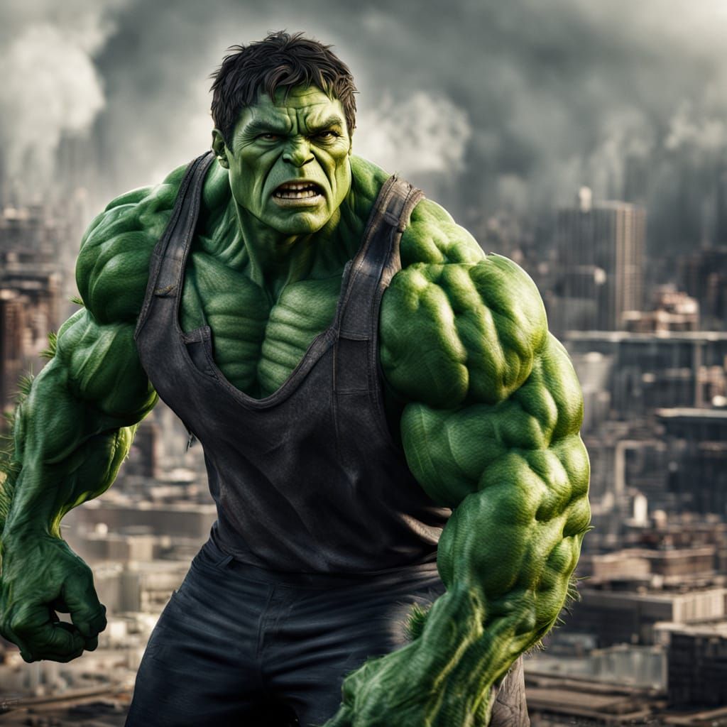 Jennifer Lopez Transformed into a Powerful Hulk