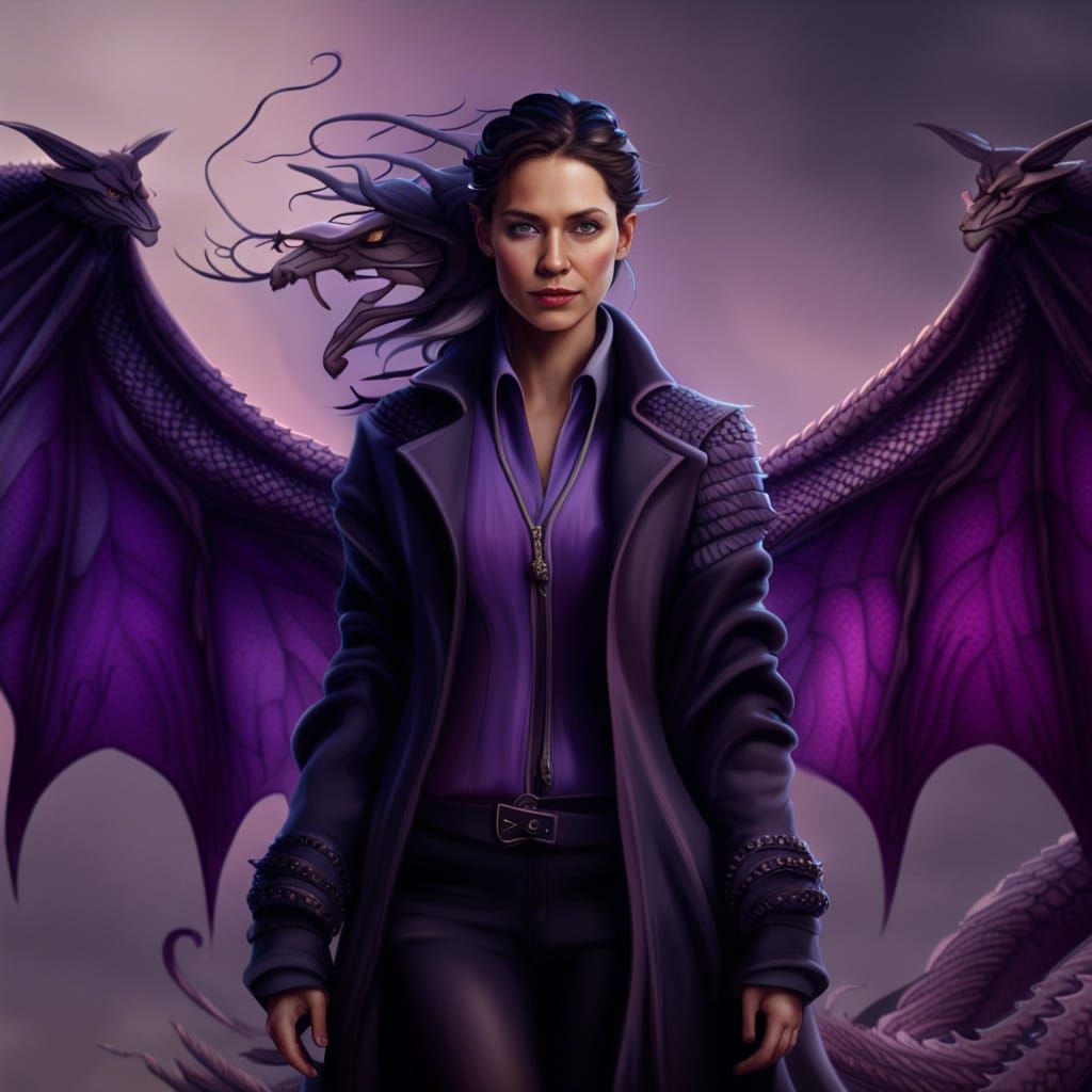 Dragon Rider Fantasy Art in Unreal Engine 5