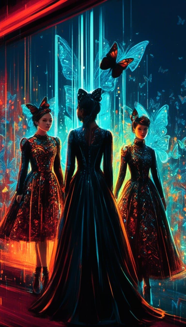 Butterfly Illustration in Kids' Style