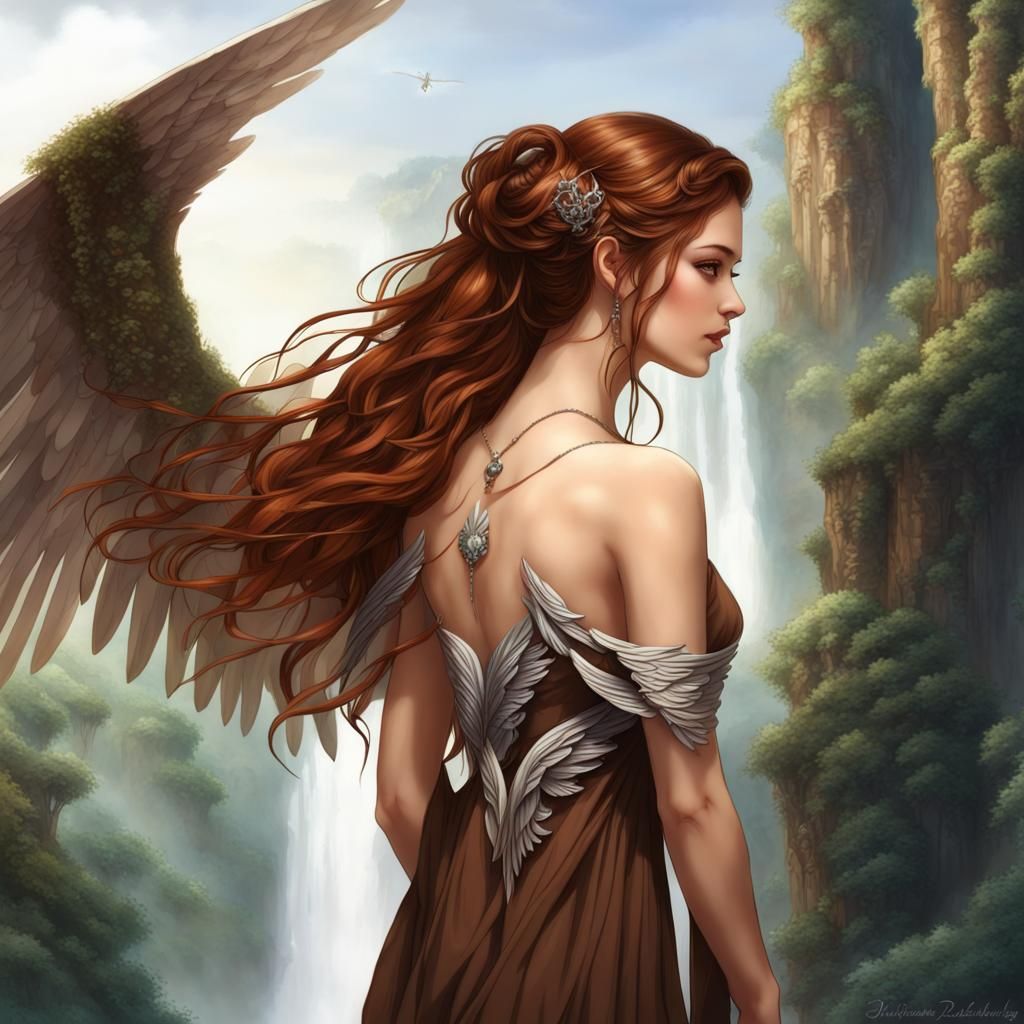 Tunki (Rupicola peruvianus) bird goddess