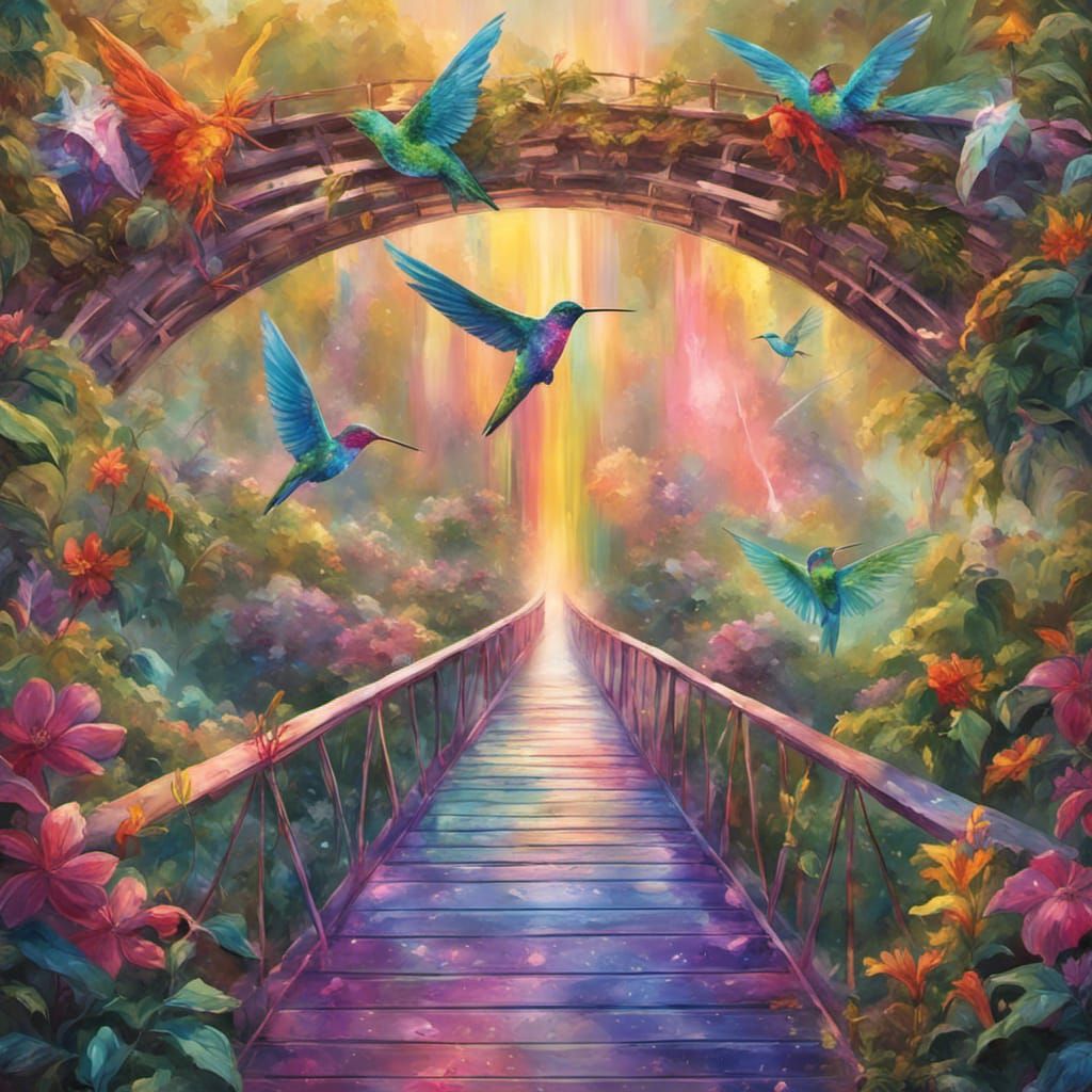 Cosmic Rainbow Bridge to Celestial Planet