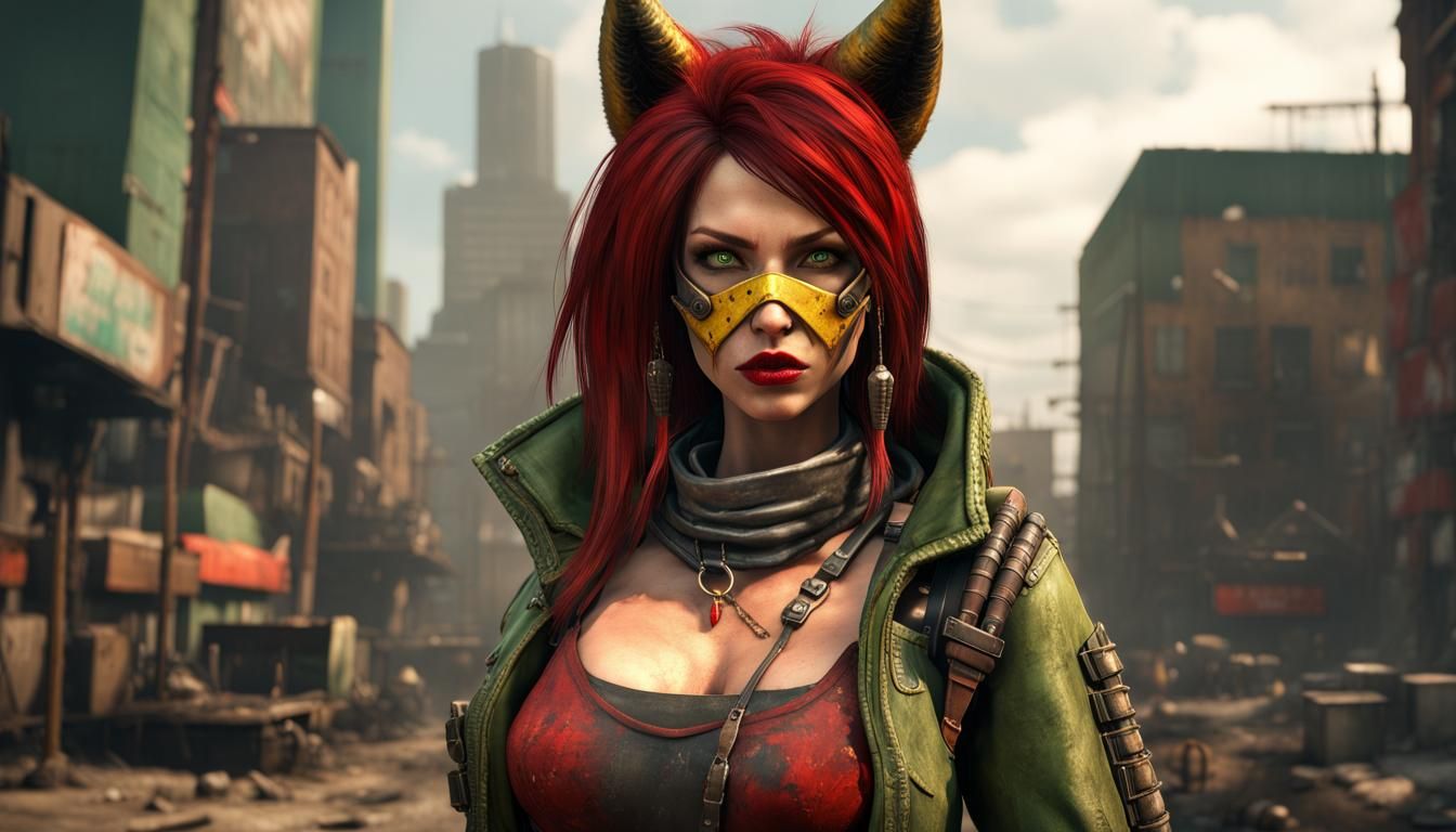 FOXY THE HUNTRESS,
A BEAUTIFUL WOMAN OF THE #CROSSOUT WASTE......
#BIGBADPAPPAWOLF#WOMENOFCROSSOUT