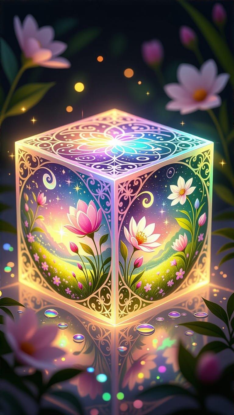 Ethereal Springtime Cube of Mystical Wonder