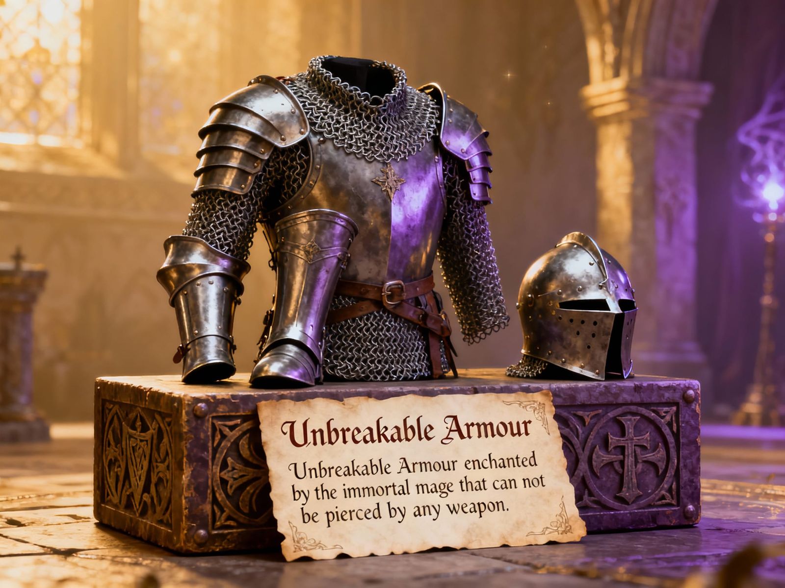 Medieval Enchanted Armour at Fantasy Auction