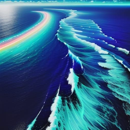 Colorful Neon Utopia: A Dreamcore Fantasy