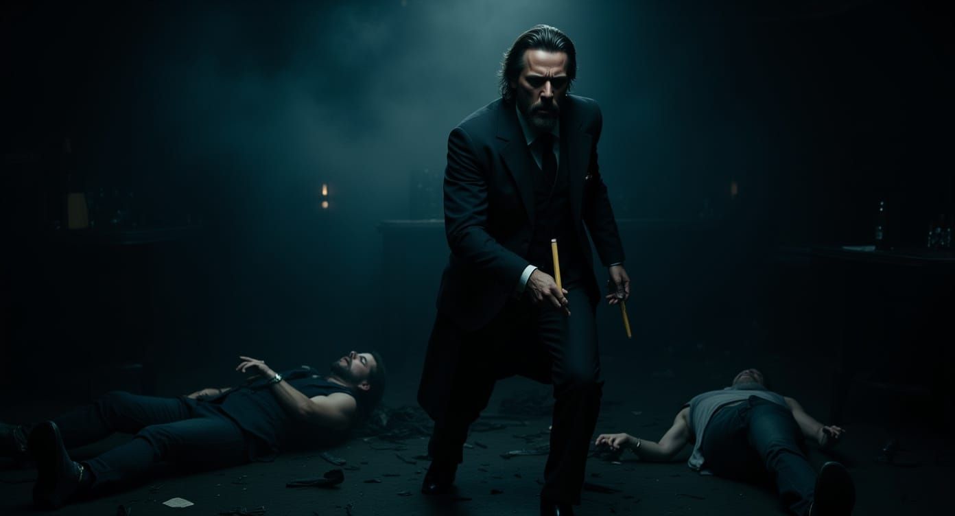 John Wick Uses Pencils in Cinematic Action Scene