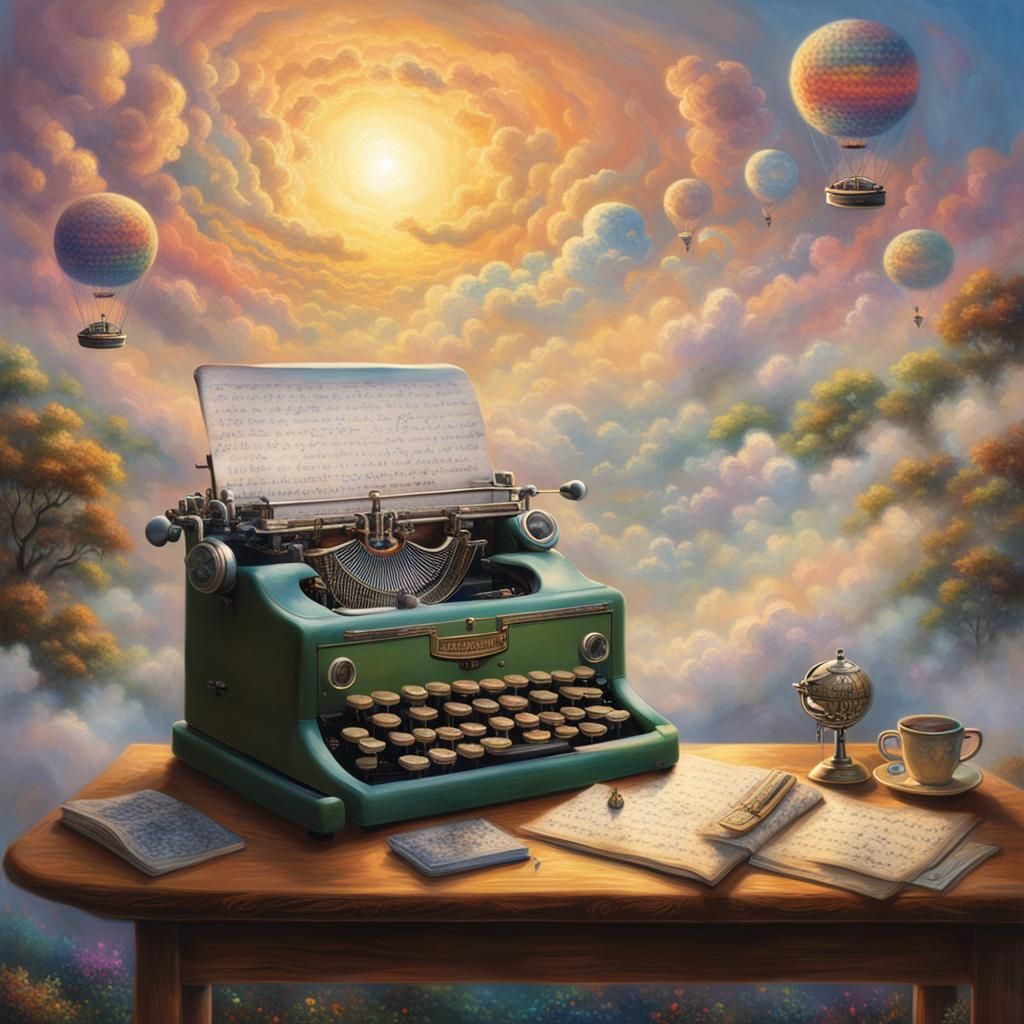 Psychedelic Puppet Show at Sunrise: Ethereal Fantasy