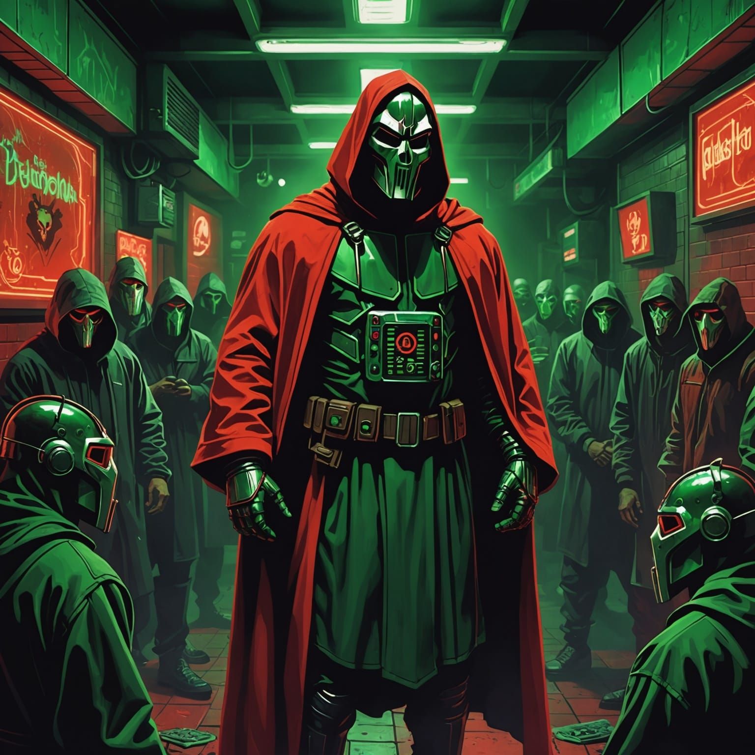 MF DOOM: Cyberpunk Underground Performance