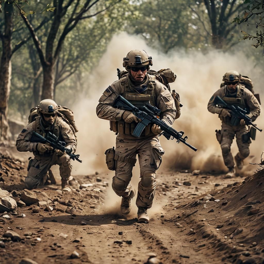 American Special Forces in Action
