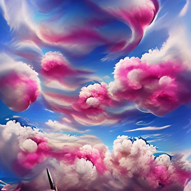 Pastel Clouds Like Cotton Candy