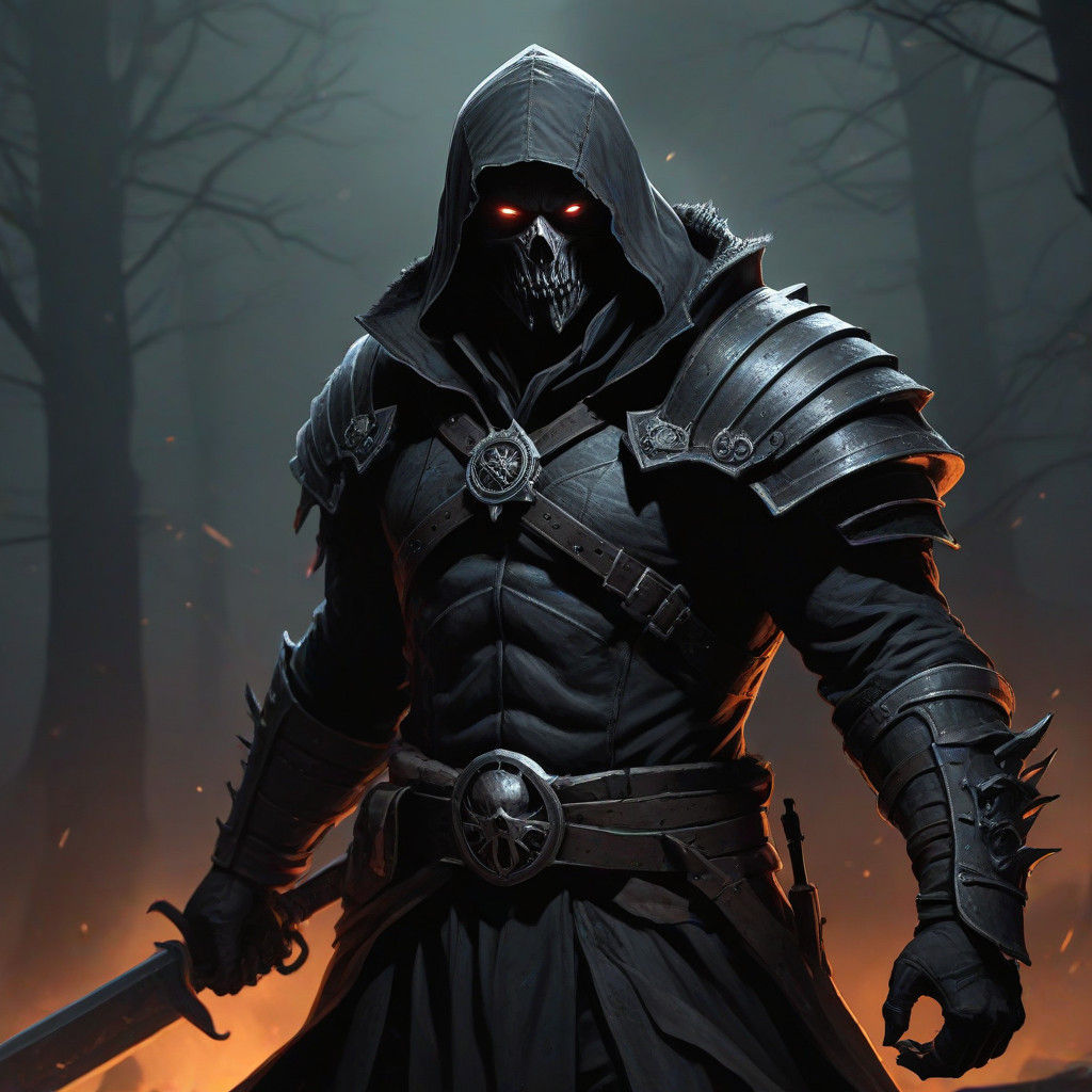 Grimdark Fantasy World in Darkened Medieval Style