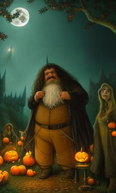 Hagrid's Halloween in the Forbidden Forest