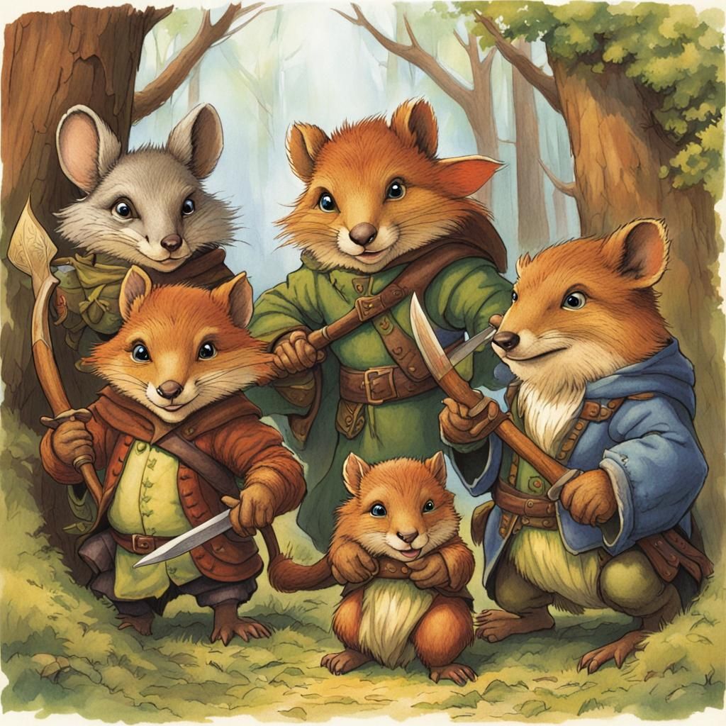 Redwall Inspired Woodland Creatures