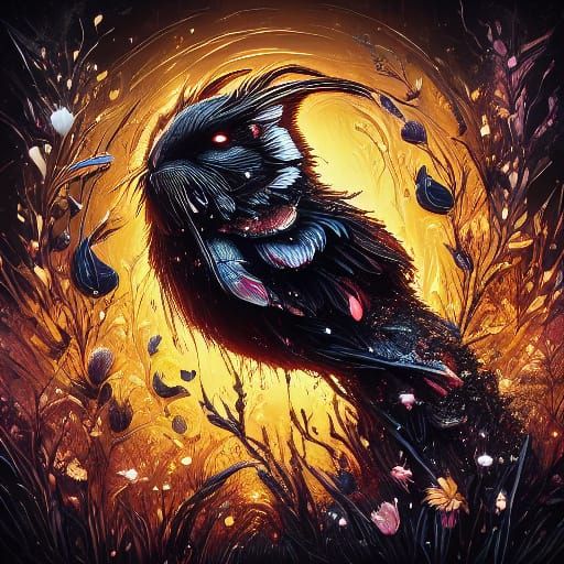 Macabre Heart in Hand Digital Painting