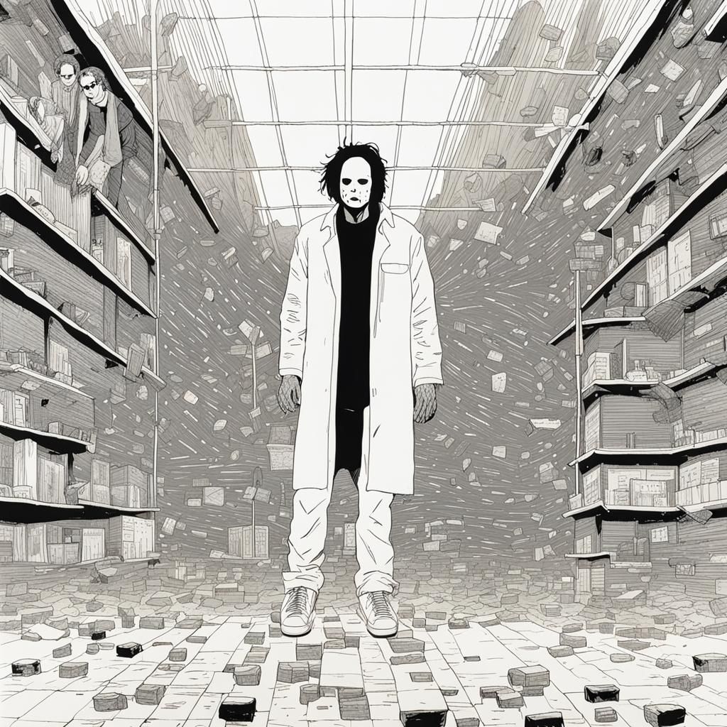 Michael Myers Dissolving in the Matrix